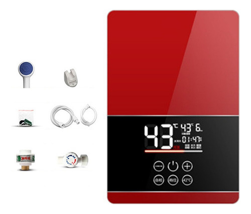 Calentador De Agua Eléctrico Instantáneo De 6000w Con