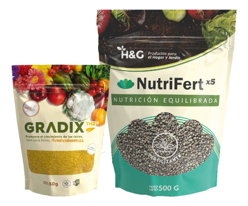 Kit Fertilizante Nutrifert + Gradix Bioestimulante