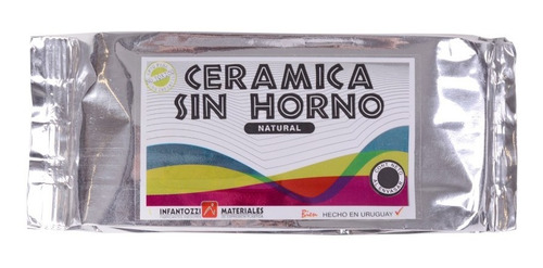 Cerámica Sin Horno Infantozzi 500 G Gris Natural - Mosca