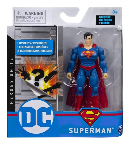 Muñeco Figura Dc Heroes Unite Articulado Sorpresas Superman