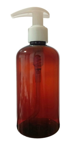 Botella Pet Ambar De 250ml Rosca 24, Válvula Cremera X20
