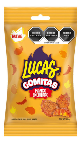 Lucas Gomitas Sabor Mango Enchilado 130g