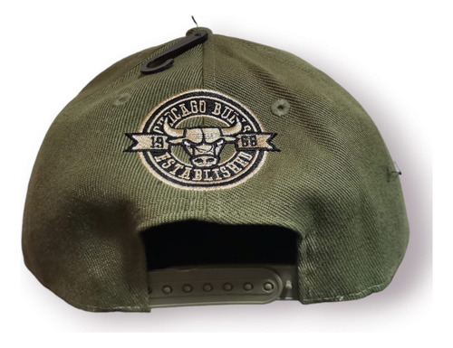 Gorra Ultra Game Olivo Chicago Bulls Nba 1966 Snapback