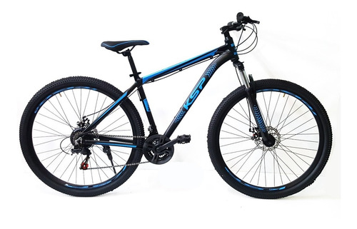 Imagen 2 de 8 de Bicicleta Mountain Bike Rodado 29 Ksp Aluminio Shimano 21 Cambios Suspensión Bloqueo Freno A Disco Cuotas Envío Gratis