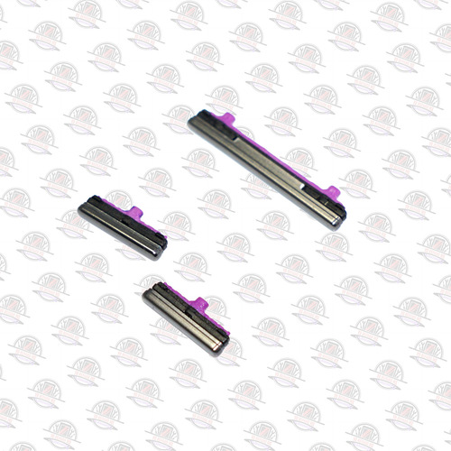 2x Botones Externos Negro Prisma Para Galaxy S10 Plus G975