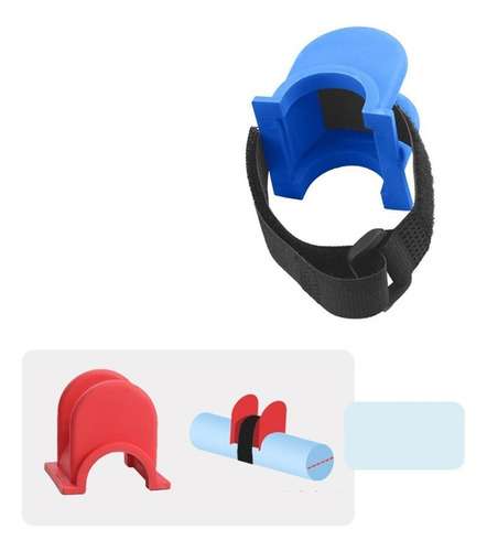 Porta Cañas De Pescar... Azul En Forma De U