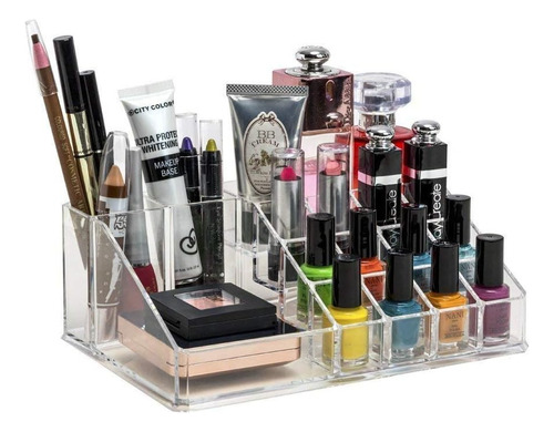 Organizador De Maquillaje Cosmetiquero Acrilico Grande