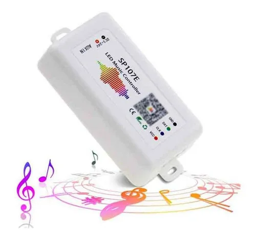 comprar Central Sp107e 30 Efeitos Vu Para Fita 6803 Painel Ws2812b Cor da luz 6803 ws2812b 2815 2811 Tensão de operação 5-24vcc 5 a 24 vcc