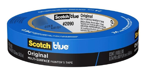 Cinta Masking 3m Scotchblue, Azul, 24 Mm X 55 Mts