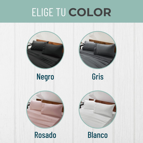Sabanas Hotel Casatua 1,5p 2p King Super King +funda Almohad