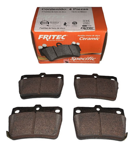 Balatas Traseras Ceramica Toyota Rav4 Base 2.4l 2004