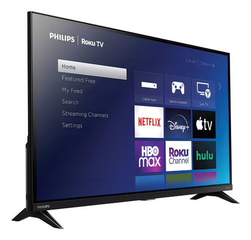 pantalla Smart Tv 32 Pulgadas Phillips Pantalla Led Hd Roku Tv 720p 32pfl6452/7 - Excelente (Reacondicionado)