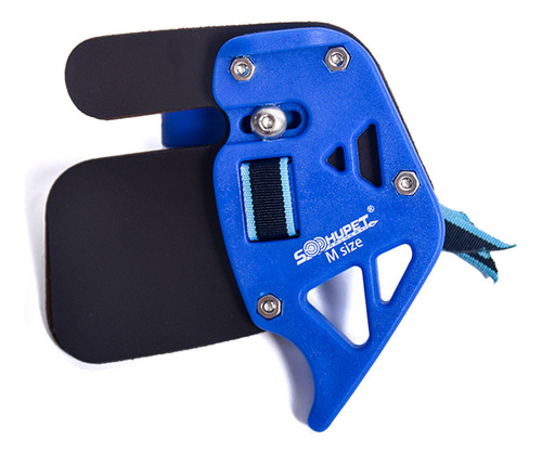 Arco Recurvo Lengüeta Compatible Con Dedo Protector Azul L