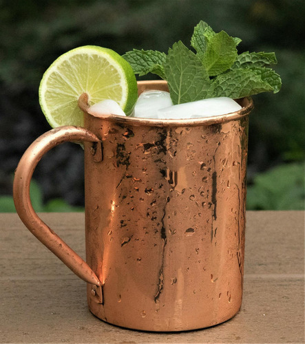Bc Taza Moscow Mule De Cobre Hecha A Mano Con 100 % De Cobre