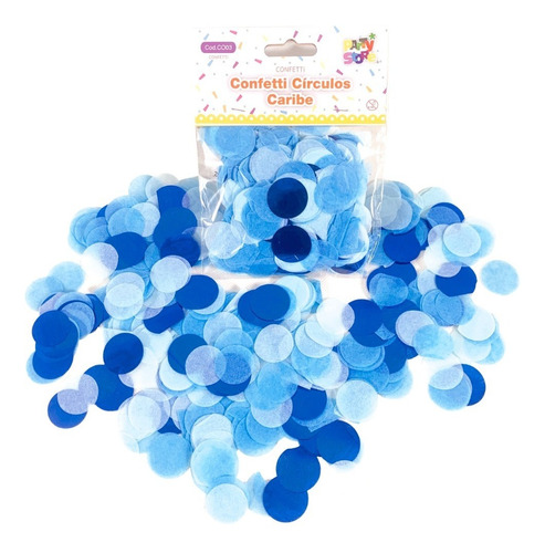 Confetti Colores Azules - Bolsa X 15 Grs
