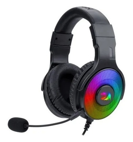 Imagen 2 de 8 de Auriculares Gamer Redragon H350 Pandora Rgb Black Usb 7.1