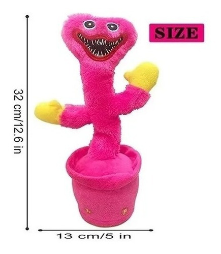 Juguete Cactus Bailarin Parlante Muñeco Huggy Wuggy