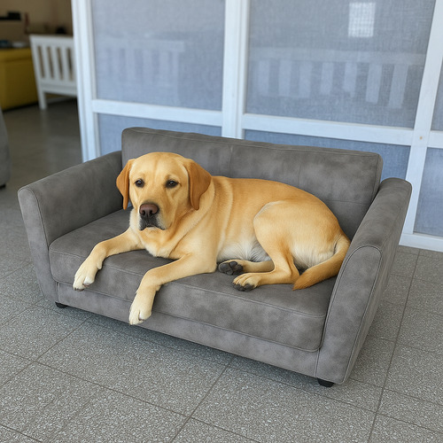 Sillon Para Perros Tela Chenille / Pana Firu Mascotas Catálogos En Fotos Liso