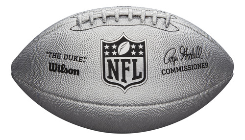 Balón Nfl Duke Edición Plateada Wilson