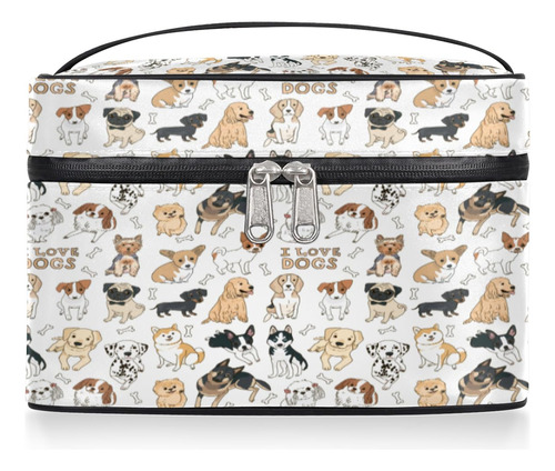 Cfersan Lindo Perro Bolsa De Maquillaje De Viaje Mujer Bolsa