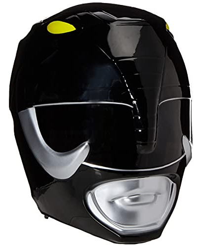 Disguise Casco Ranger Negro Para Adultos, Negro