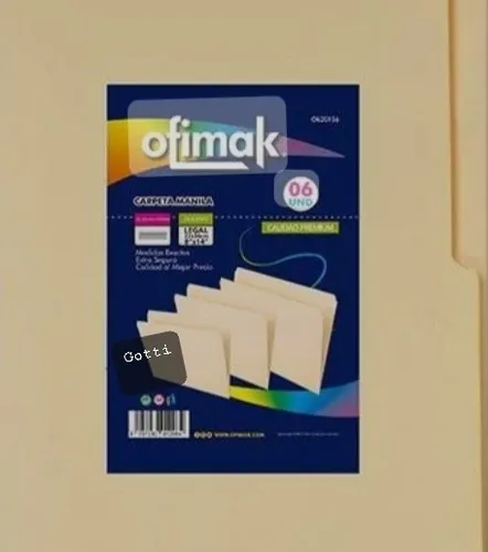 comprar Carpeta De Manila Carta X100