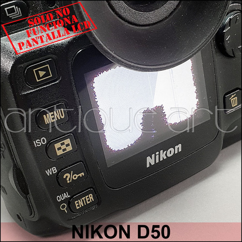 A64 Camara Nikon D50 Solo Cuerpo Funciona Ok Lcd Reparar (Usado)
