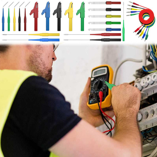 Líder De Prueba Del Multímetro Eléctrico Kit De Cables Multí