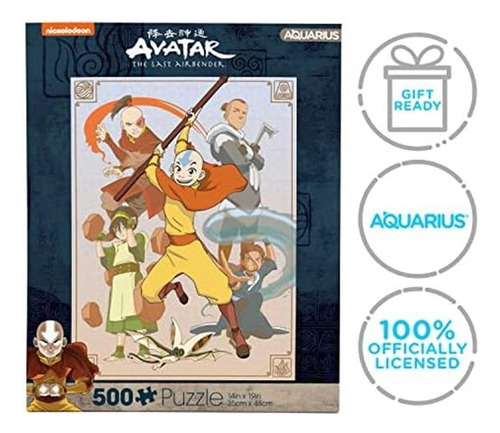 Acuario - Avatar The Last Airbender Cast Rompecabezas De 500
