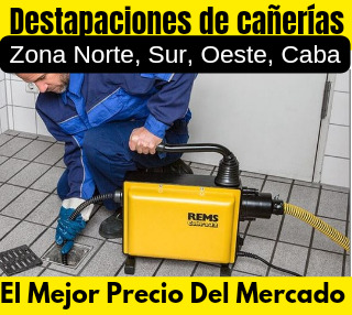 Destapacione De Cañería Zona Norte, Cloacas Oeste, Sur Caba
