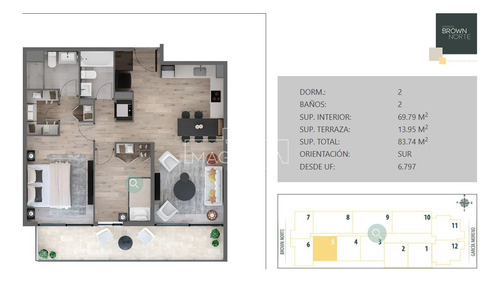Departamento En Venta De 2 Dorm. En Ñuñoa
