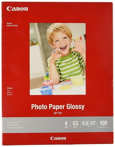 Canonink Glossy Photo Paper 8.5  X 11  (100 Hojas) 1433c004