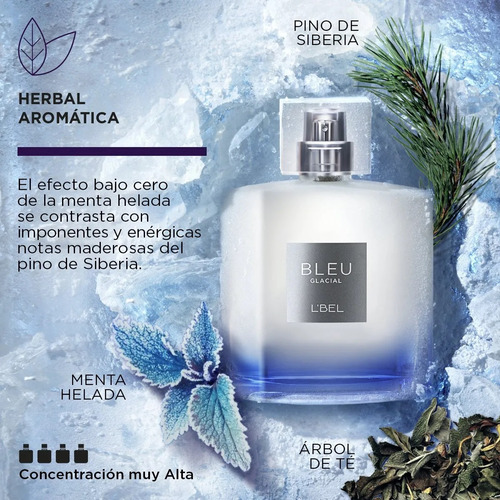Jafra Jf9 Blue + L'bel Bleu Glacial Set De Fragancias Hombre