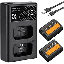 Comprar Baterias Y Cargador Dual Np-fw50 Para Sony Alpha Sony Zv-e10