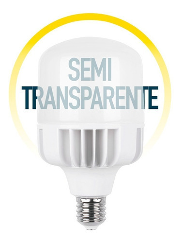 Foco Led Icon Semitransparente De Alta Potencia 50w Ilumina Color de la luz Blanco cálido