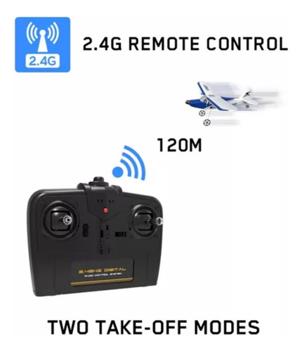 Avioneta Rc Fremego 2 Canales 2.4 Ghz