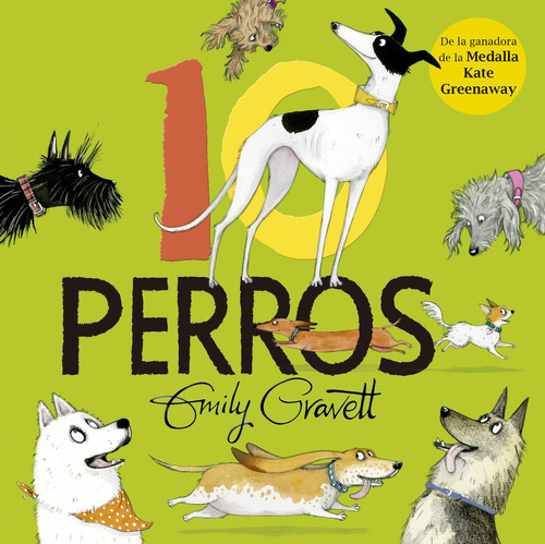 10 perros: , de Gravett, Emily., vol. 1. Editorial PICARONA-OBELISCO, tapa pasta dura, edición 1 en español, 2023