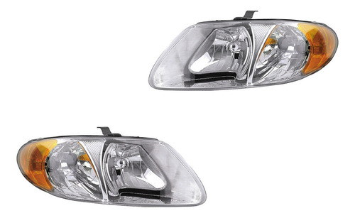 Par De Faros Depo Chrysler Town Country 2001 2002 2003 2004