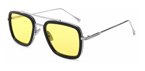 En Stock Abfa Shop Lentes Tony Stark Avengers Amarillo Plata