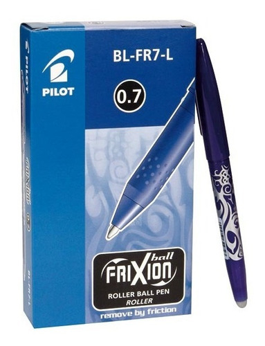 Lapiceras Pilot Frixion Azul X12 Borrables Friccion