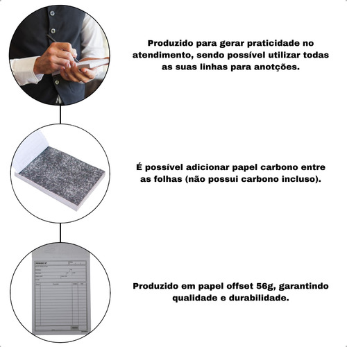 Talão De Pedido Comercial 1 Via Sem Carbono Sidgraph