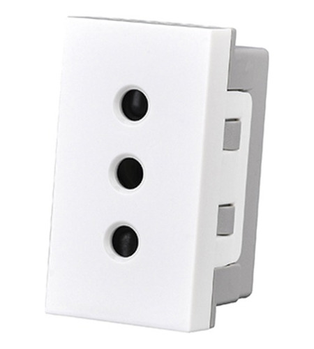 Pack 5 Modulo Tomacorriente 10a 250v Blanco