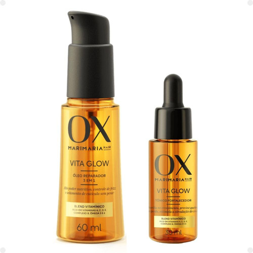 Kit Ox Mari Maria Hair Vita Glow Leave-in Menor Com 7