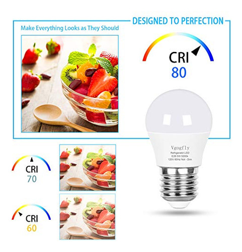 Bombilla Led 5w, Equivalente A 40w, Luz Cálida 2700k, Base