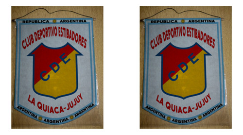 Banderin Grande 40cm Club Estibadores La Quiaca Jujuy