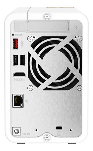 Nas Storage 2 Bahías Qnap Ts262 4gb Raid M.2 Pcie Gpu Intel