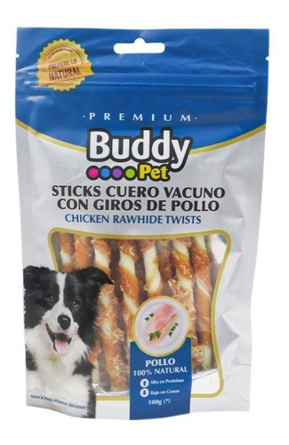 Comida Para Perro Snack Cuero Vacuno Con Pollo  25063