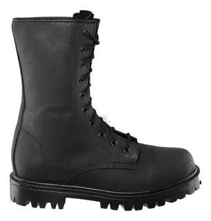 Botas Militar Tactica Alta Casco Piel Cierre Swat Bates Berr