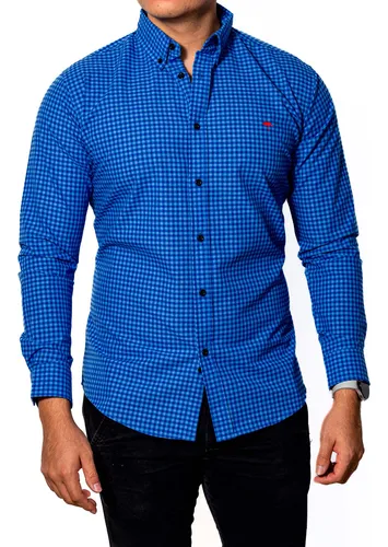 Camisas azul rey hombre hotsell