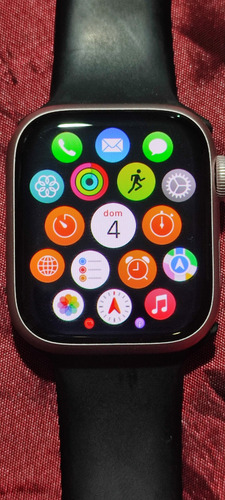 Reloj Apple Watc Serie 9 En Exelentes Condiciones Rosa Claro Mesh Negro Rosa Claro (Usado)